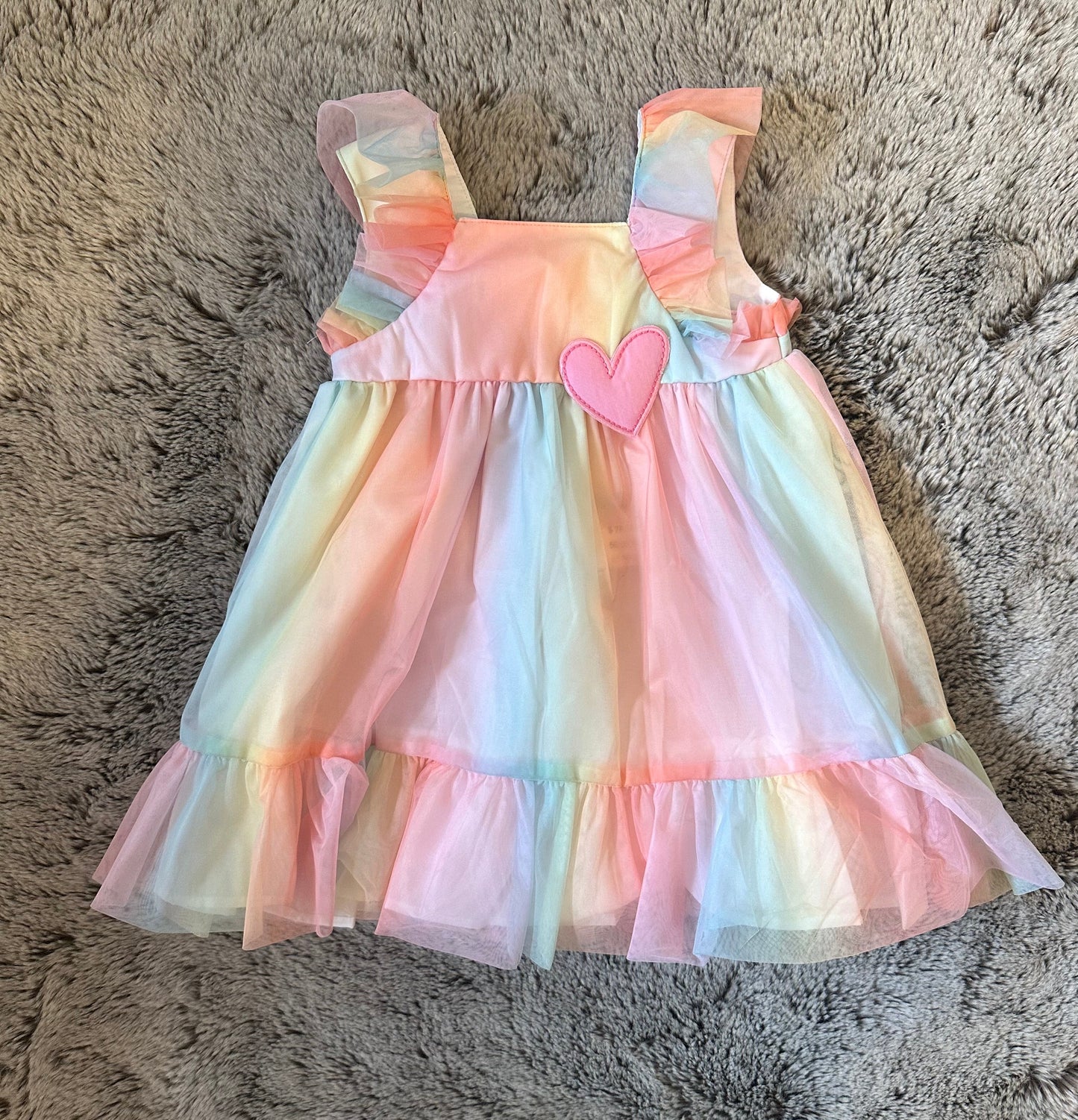 Agatha Ruiz de la Prada Pastel Rainbow Coloured Tulle Dress