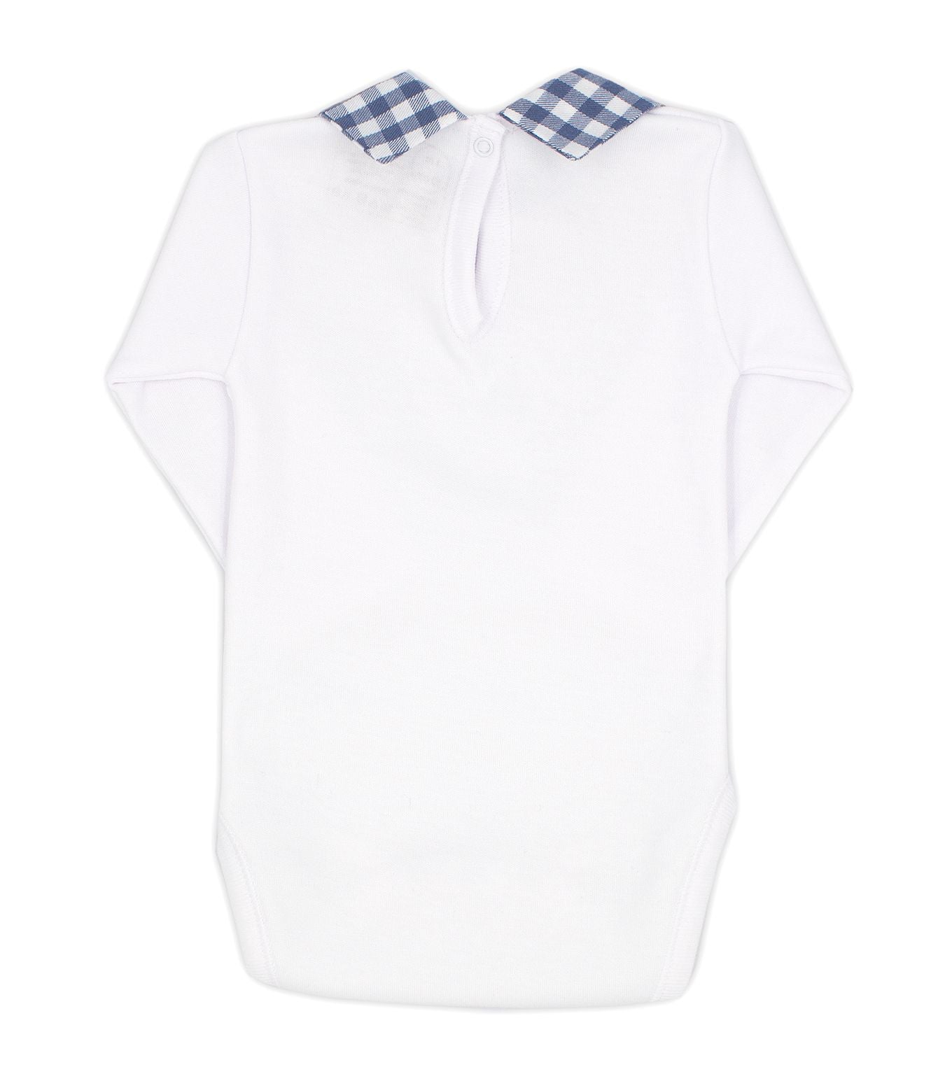 Rapife Navy Gingham Collared Body