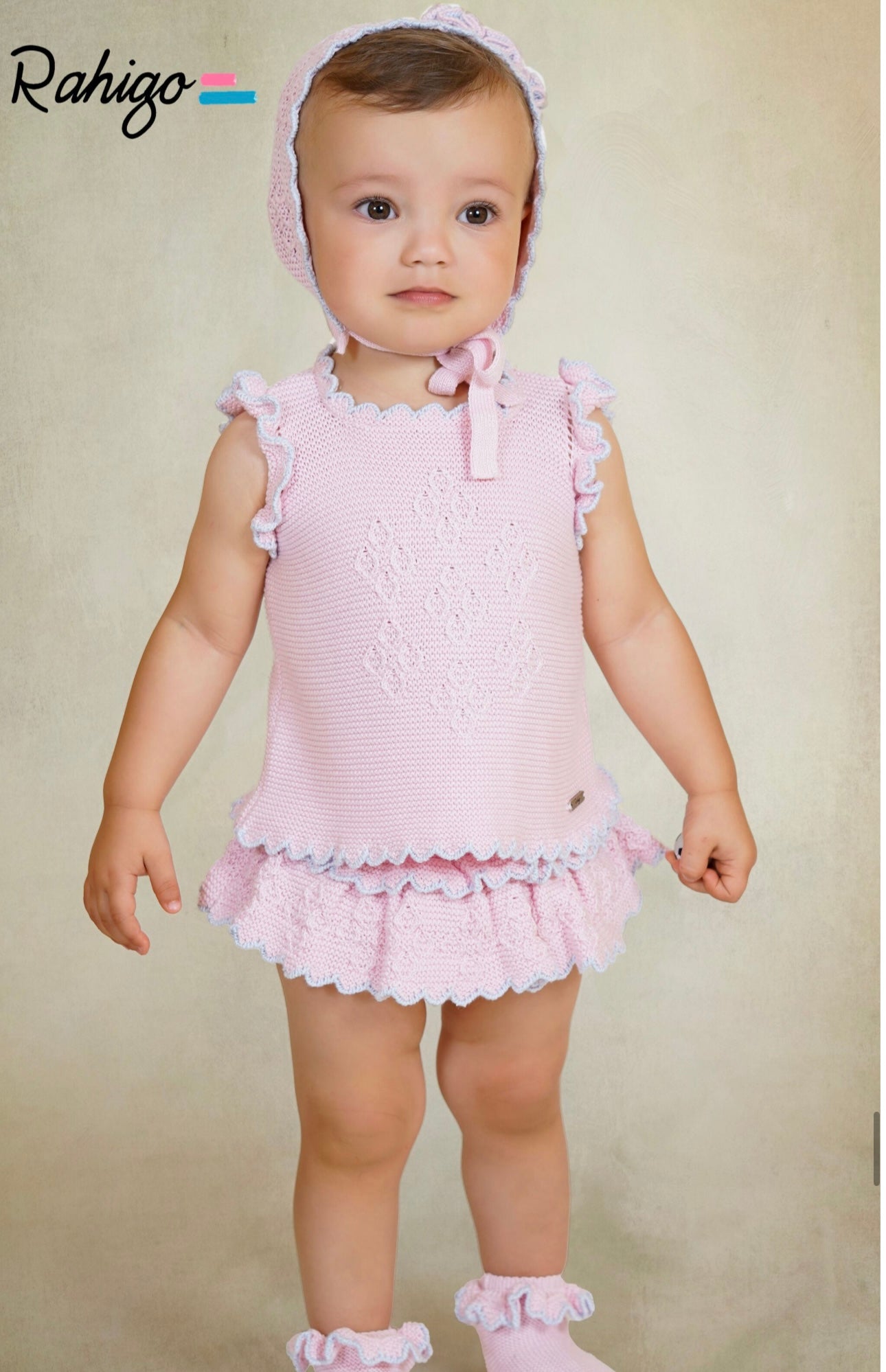 Rahigo Girls Pink & Blue 2 Piece Set