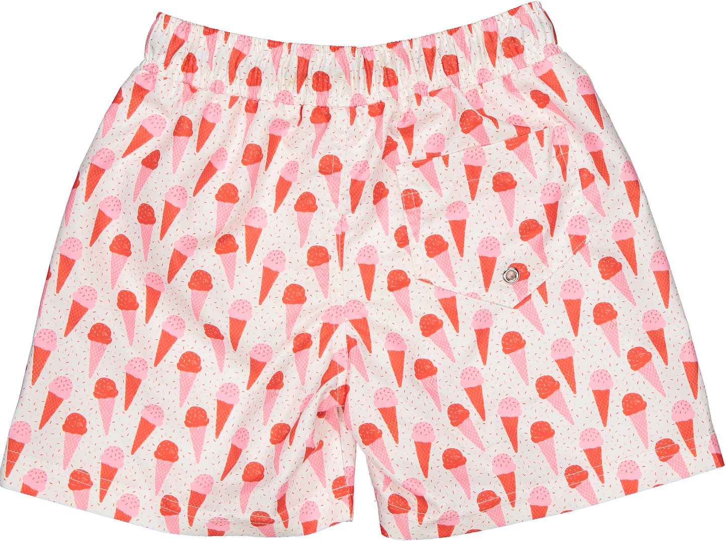 Paperboat Classic Ice Cream Print Swim-Shorts