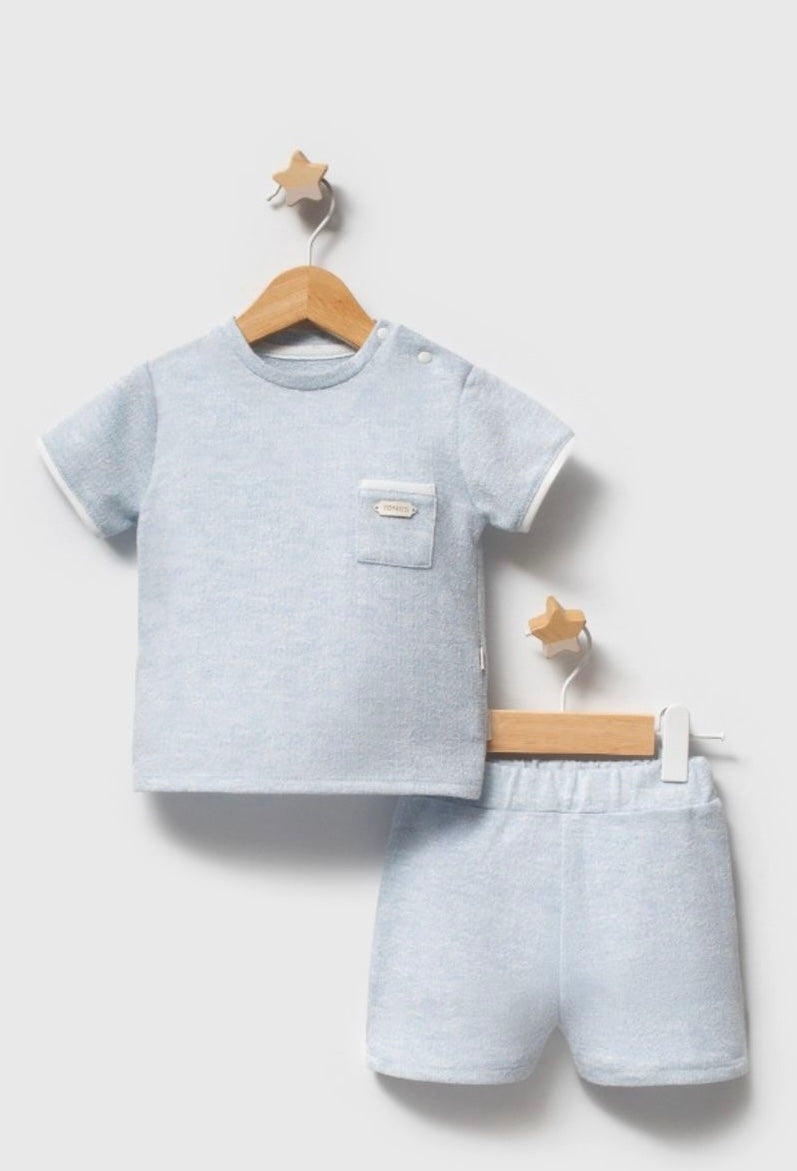 Tongs Baby Boy Top & Shorts Set