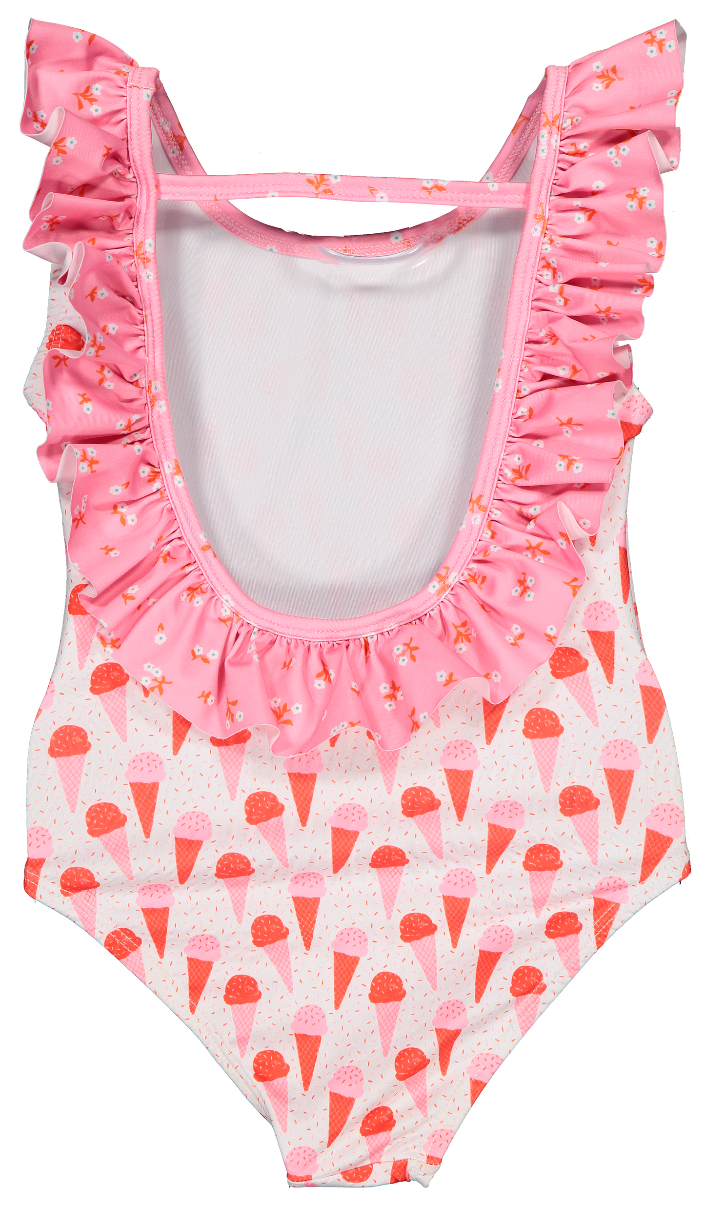 Paperboat Pink Ice Cream Print Swimsuit