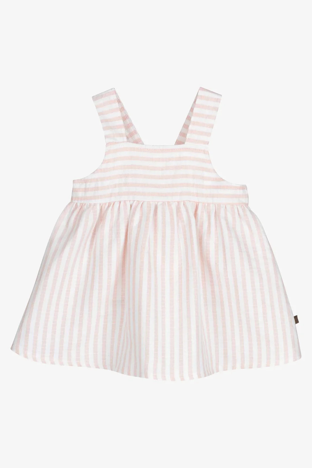 Calamaro Girls Pink Striped Dress