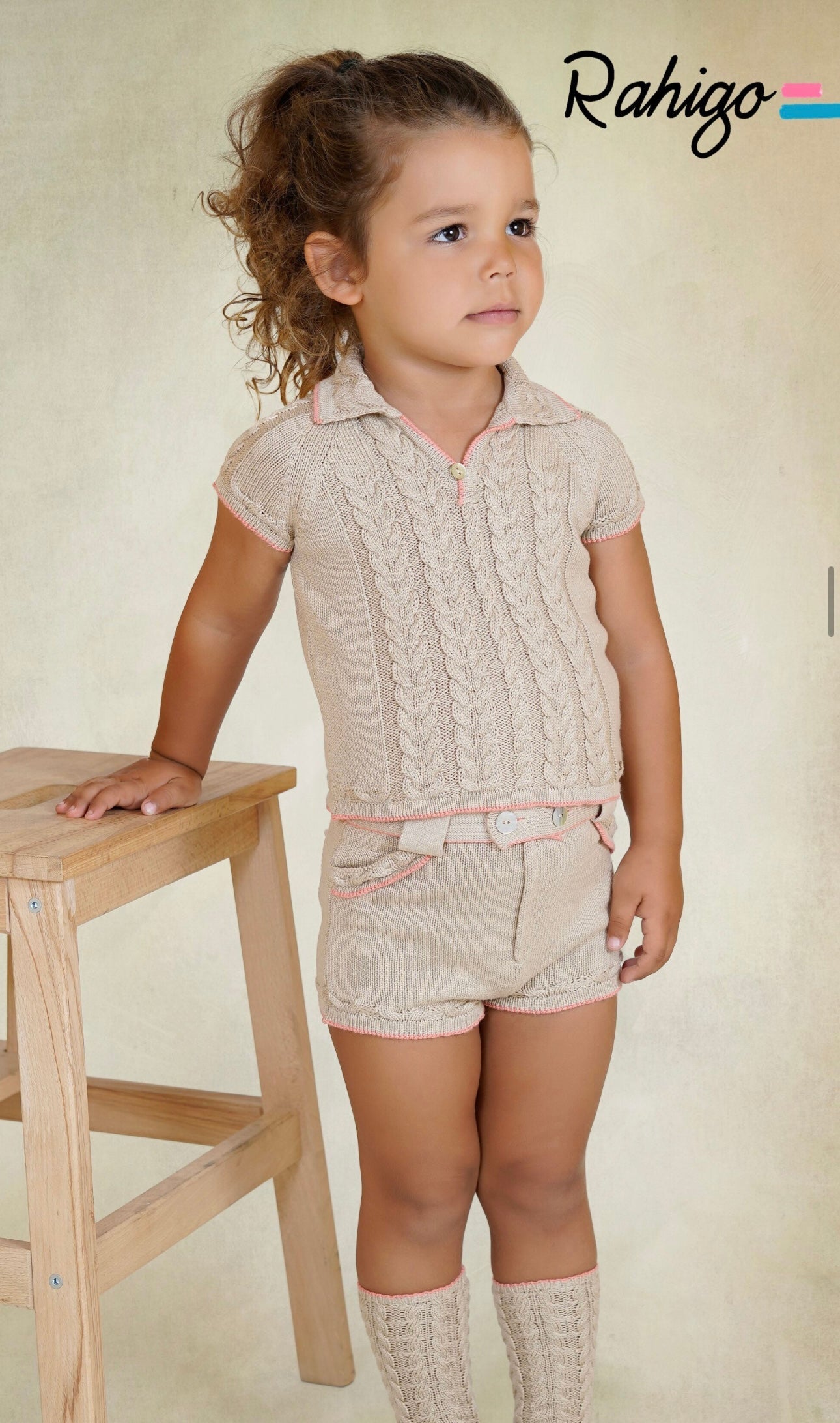 Rahigo Older Boys Camel 2 Piece Set