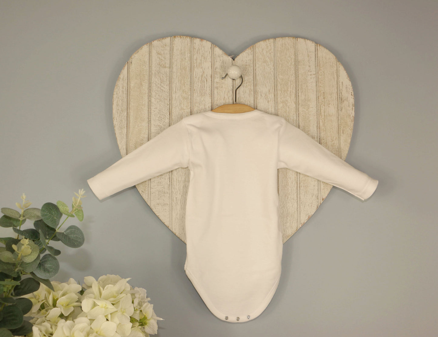 Babidu White cotton bodysuit