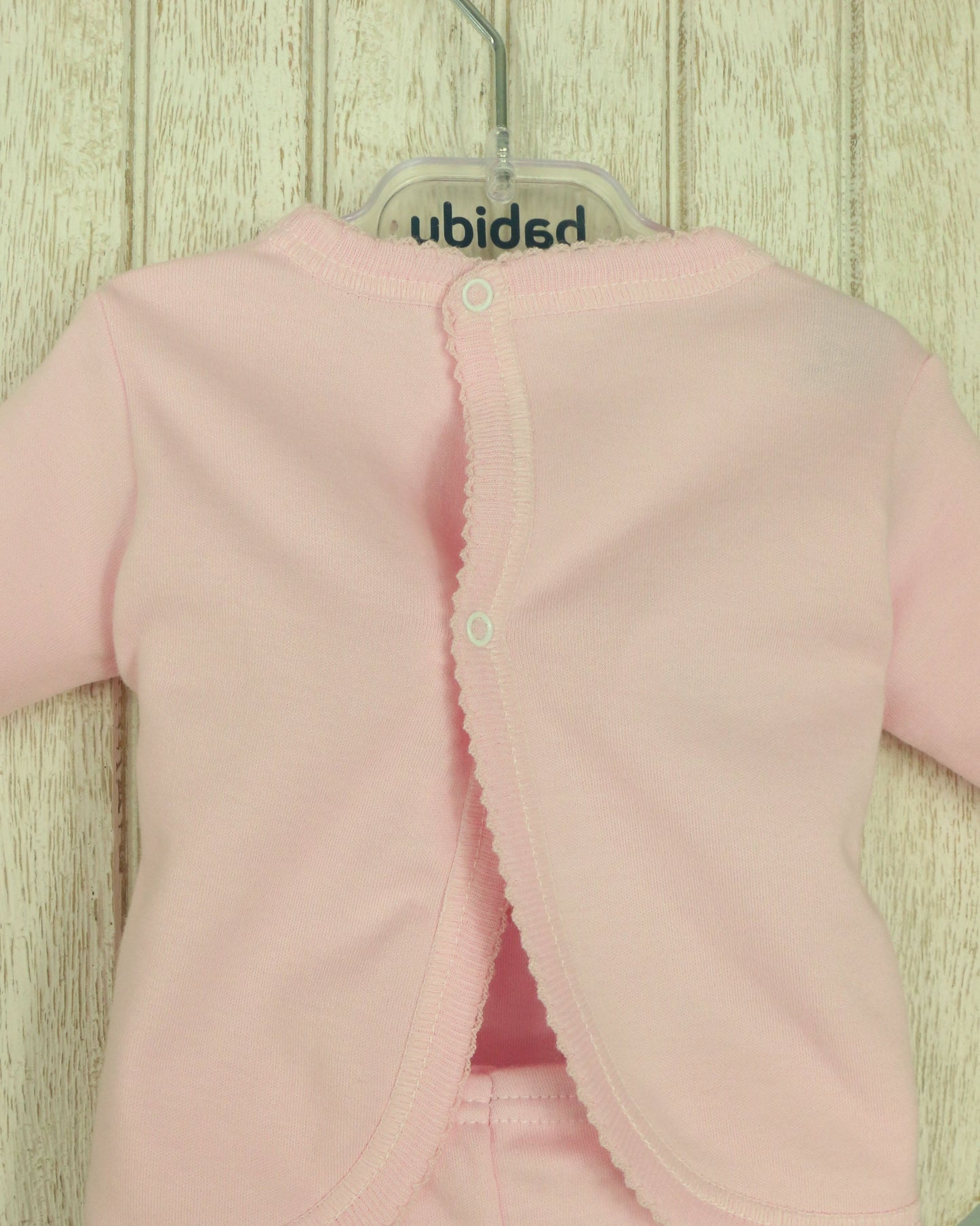 Babidu Pink 2 Piece Babygrow