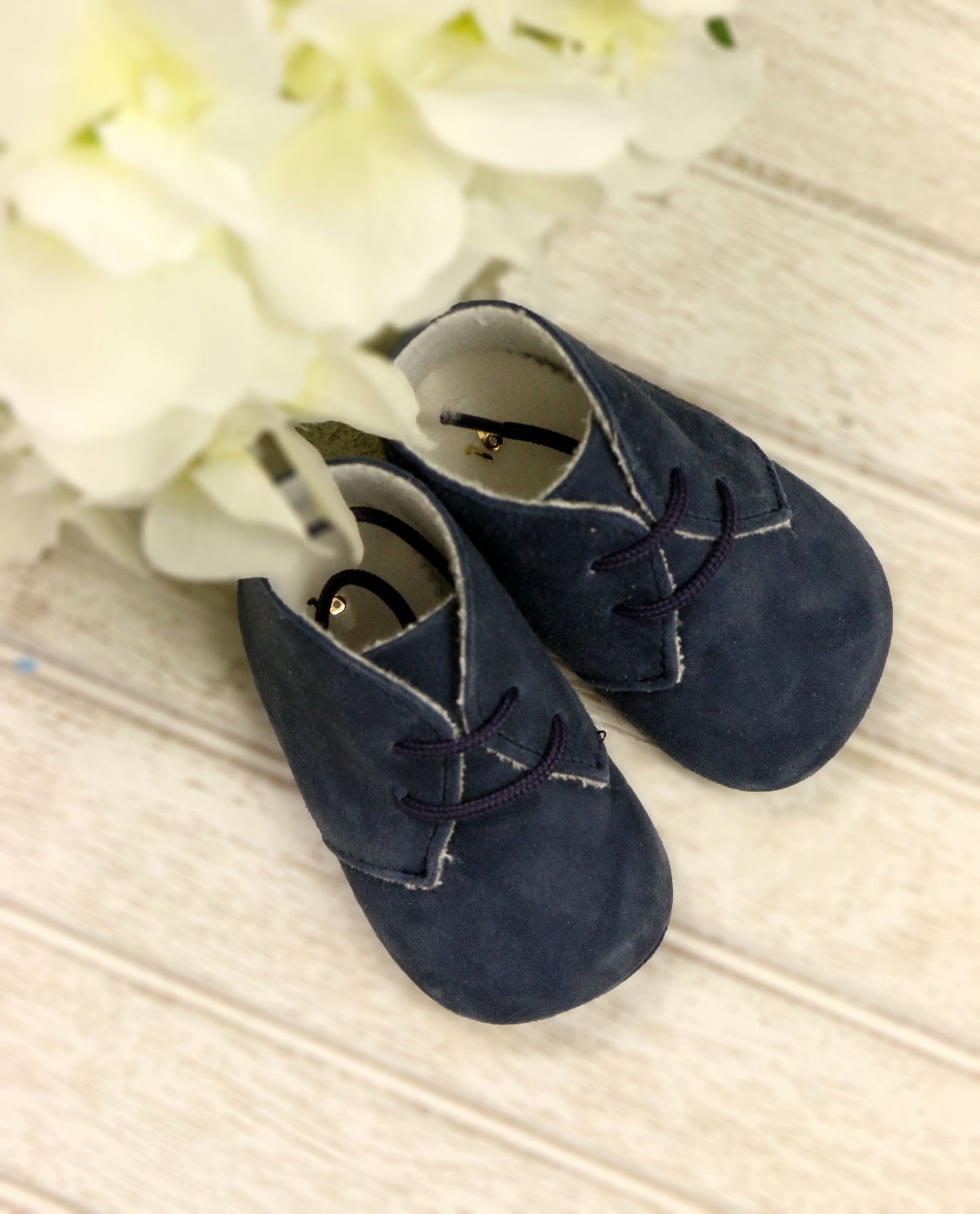 Mac ilusion Boys Marino Blue Suede Pre-Walker Shoes