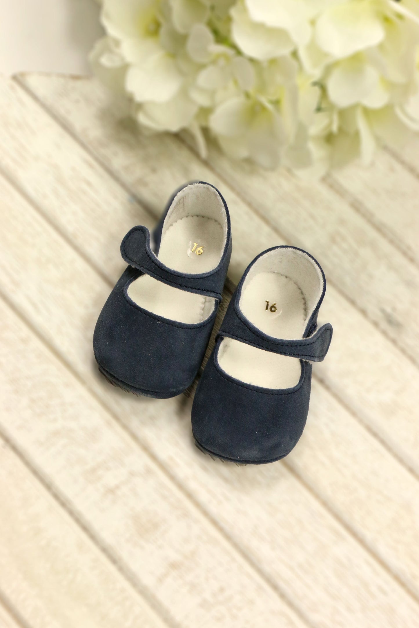 Mac ilusion Girl’s Marino Blue Suede Pre-Walker Shoes
