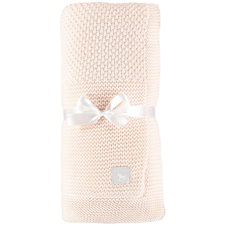 The Little Tailor Soft Pink Large Plush Lined Shawl/Blanket