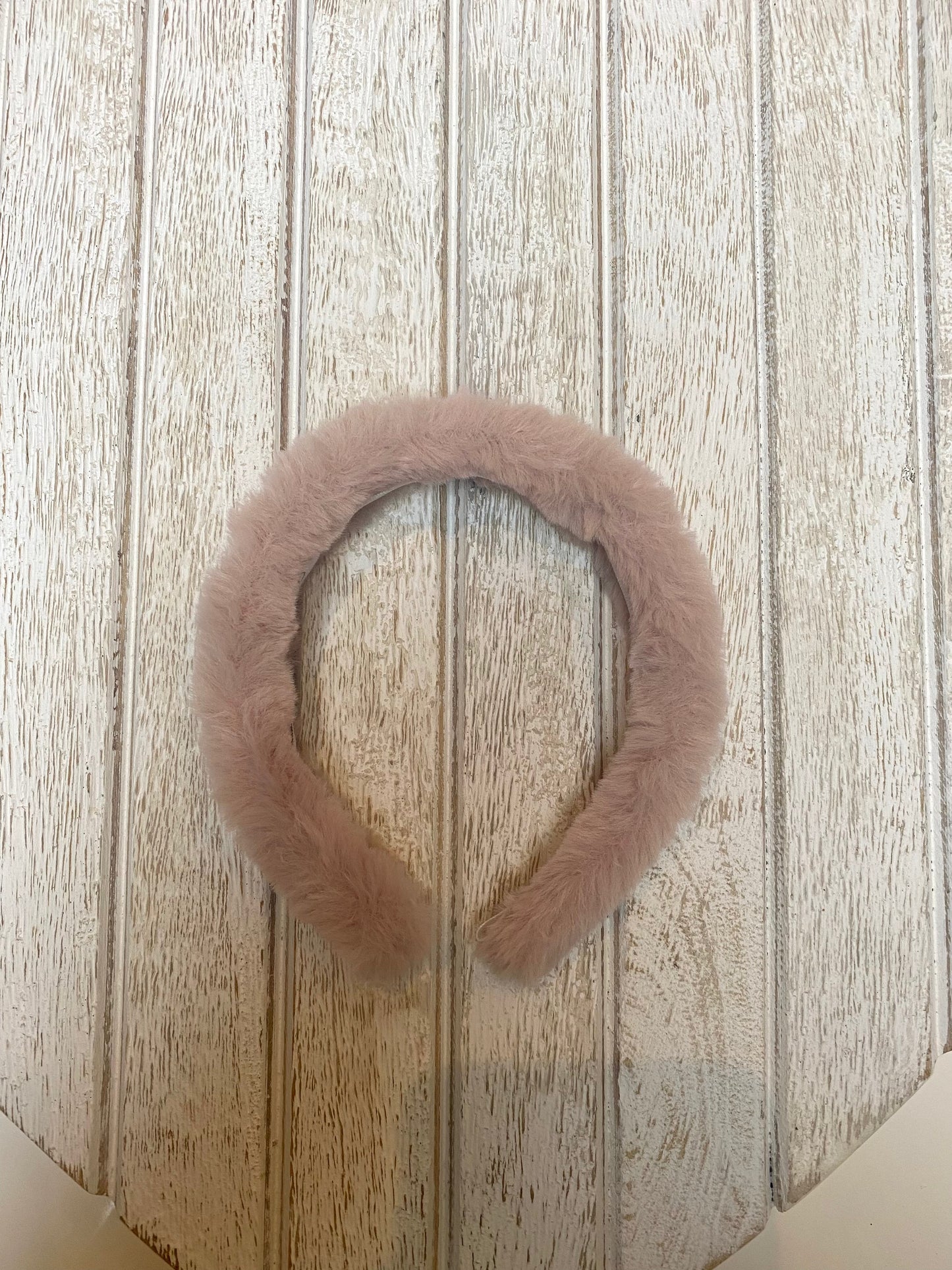AW22 Patachou White Faux Fur Headband