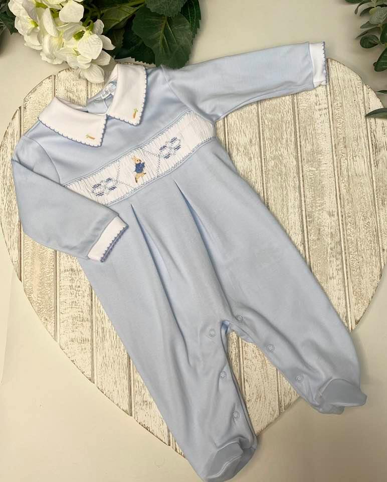 Mini la Mode - Peter Rabbit Single Smocked Footsie