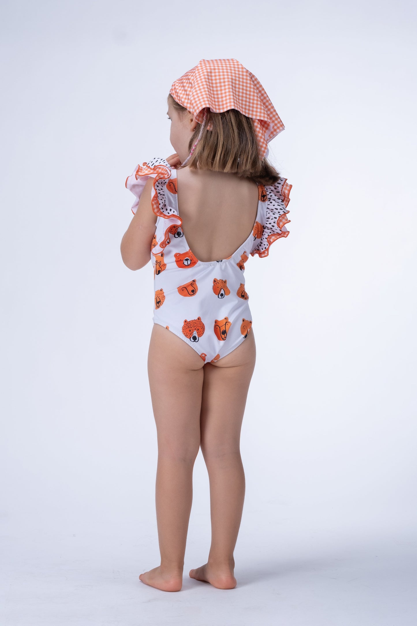 Paperboat Bear Garden Swimsuit