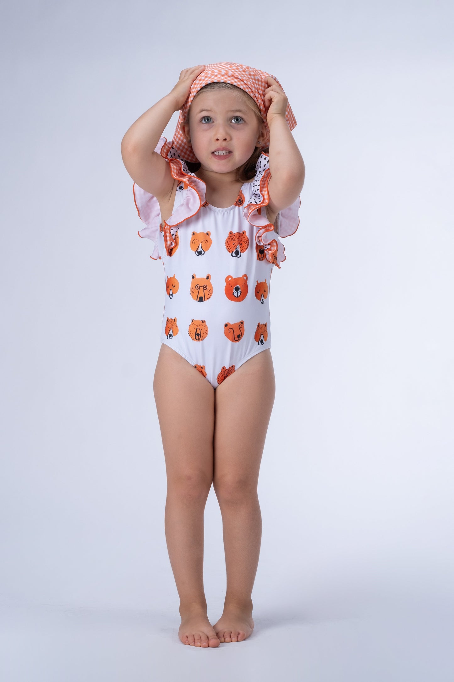 Paperboat Bear Garden Swimsuit