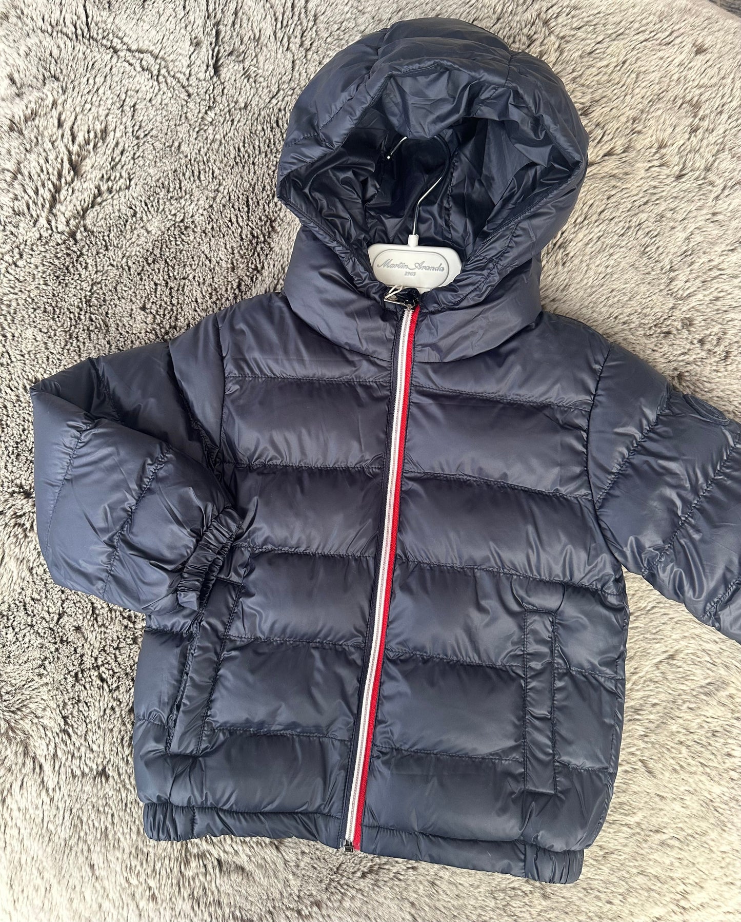 Martin Aranda Boys Navy Puffer Jacket