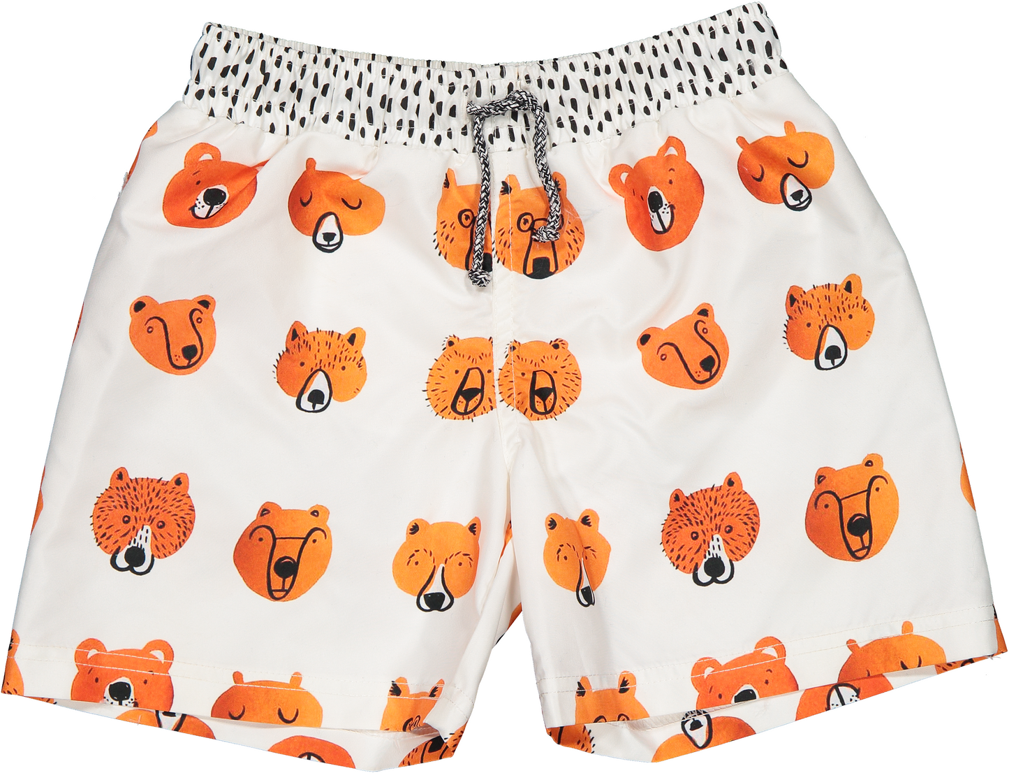 Paperboat Classic Boy’s Bear Garden Print Swim-Shorts