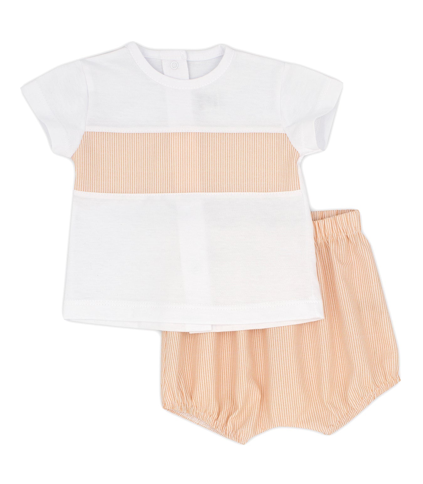 SS22 Rapife White & Orange T-Shirt & Jam Pants Set
