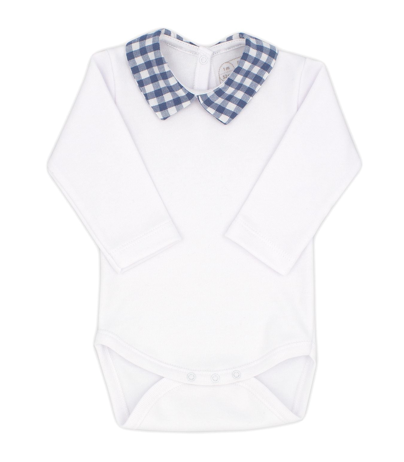 Rapife Navy Gingham Collared Body