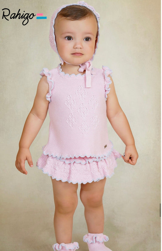 Rahigo Girls Pink & Blue 2 Piece Set