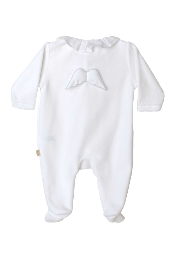 Baby Gi White Angel Wing Babygrow