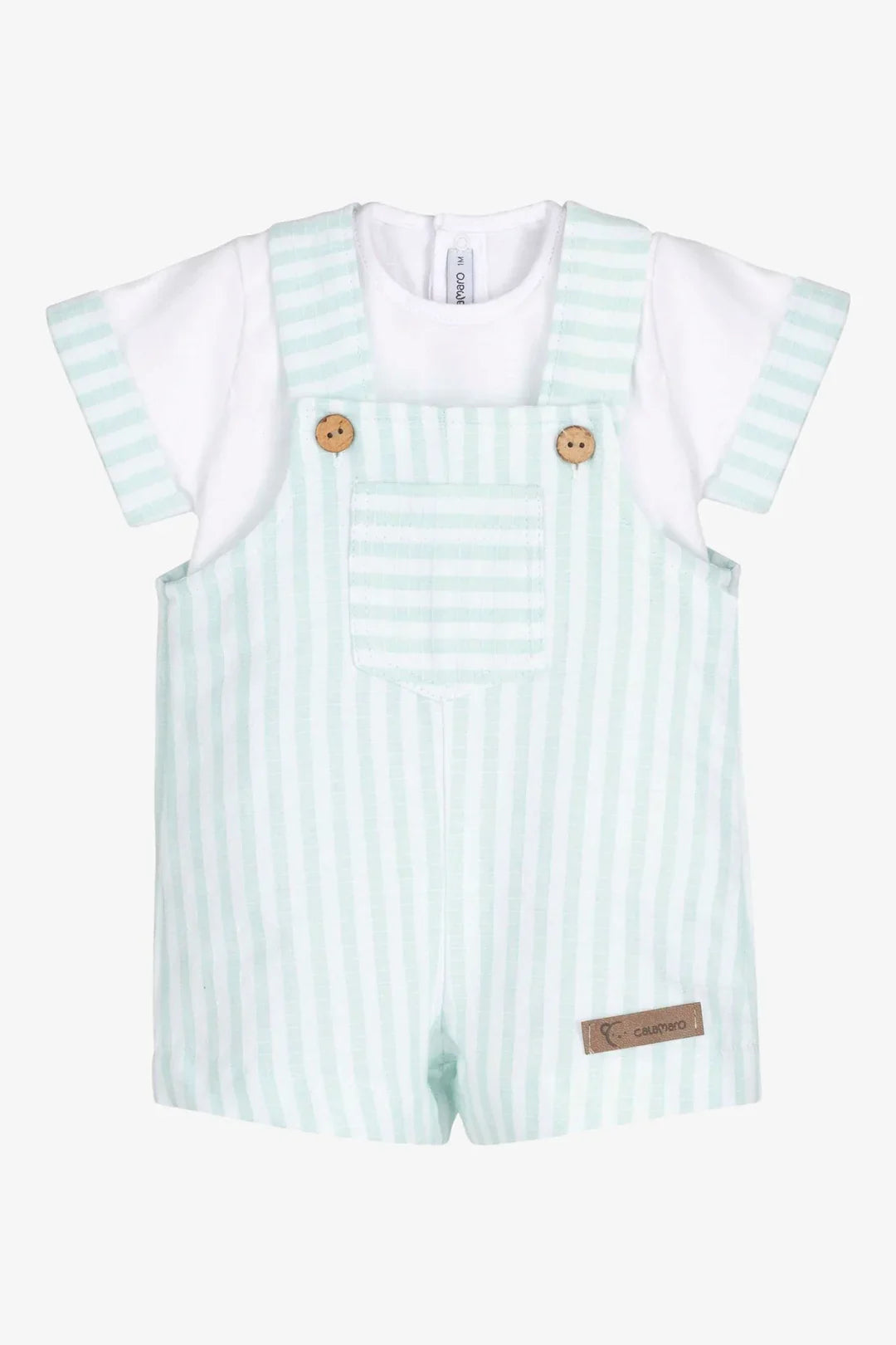 Calamaro Boys Mint Dunagree Set