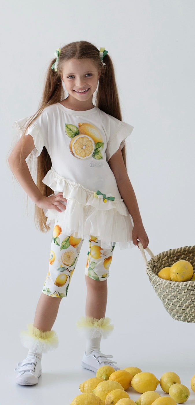 Daga ‘Sunny Lemons’ Print Leggings Set
