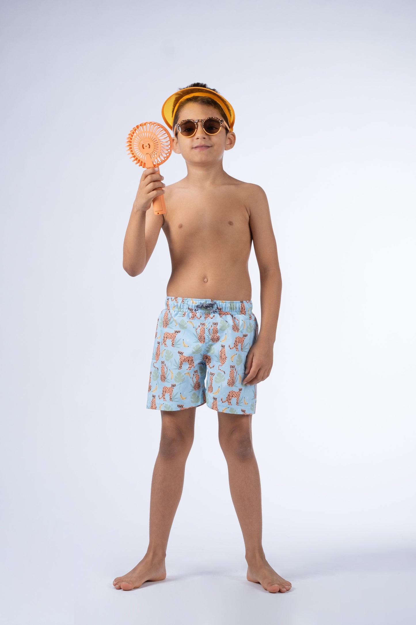 Paperboat Classic Boy’s Tigers Garden Print Swim Shorts