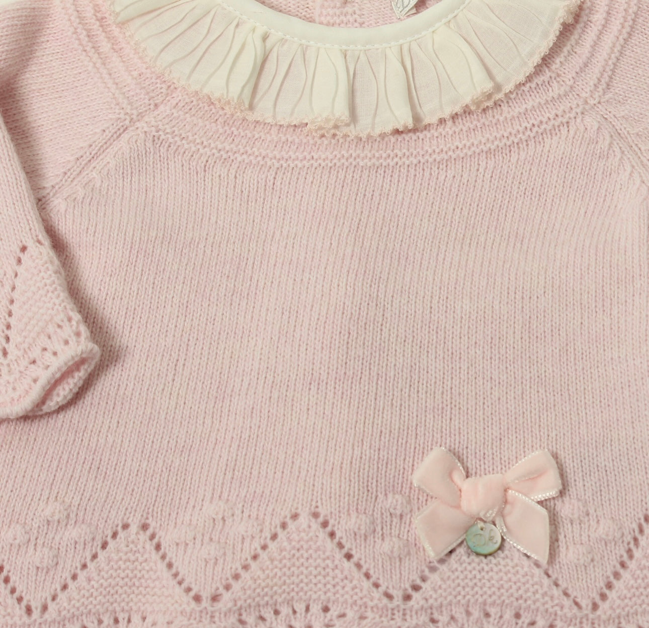 Dr. Kid Pale Pink Knitted 2-Piece set