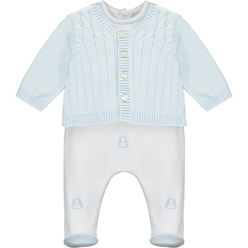 Emile et Rose Archer Boys Babygrow & Cardigan