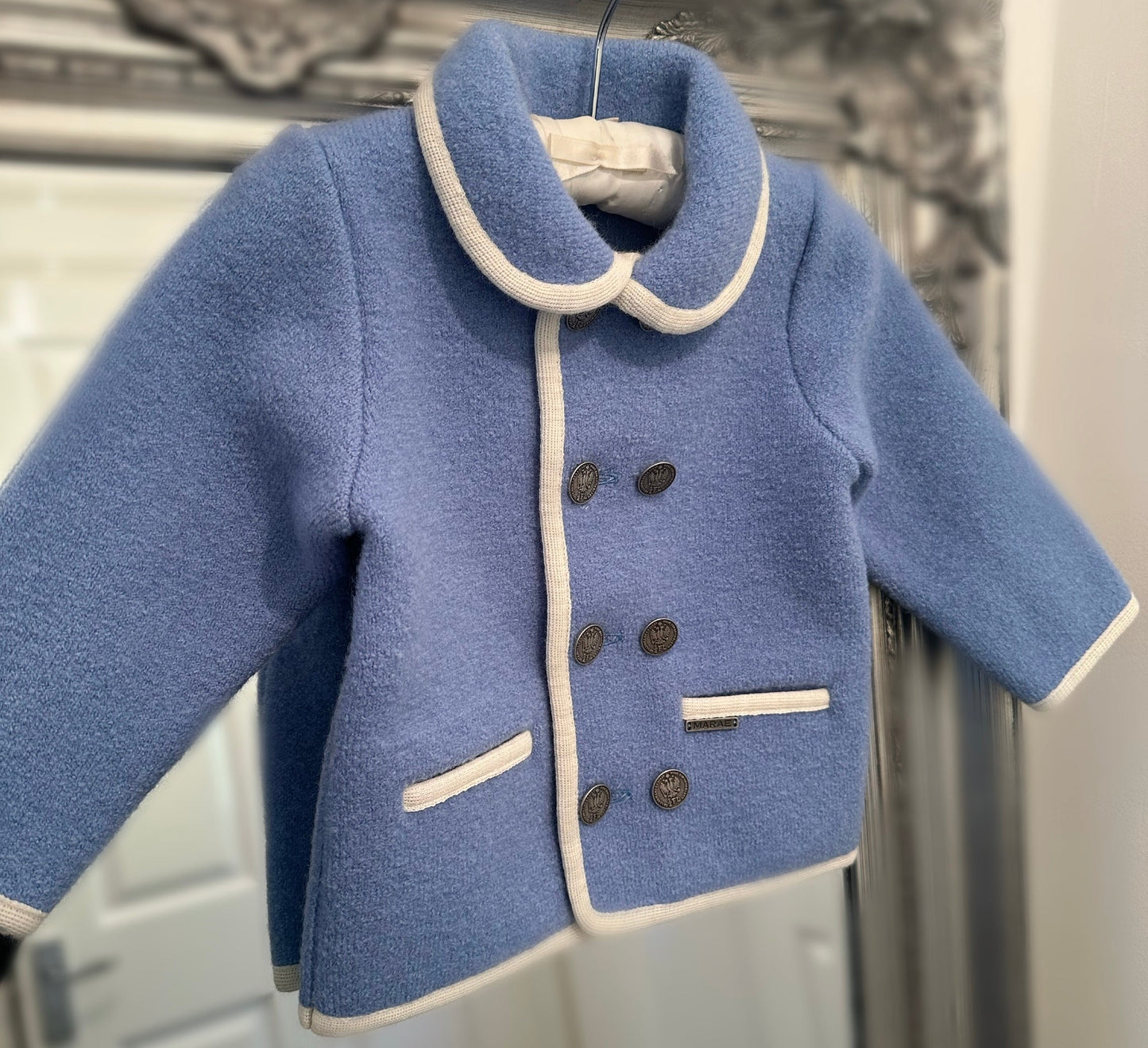Marae Kids Sky Blue With White Trim Boys Jacket