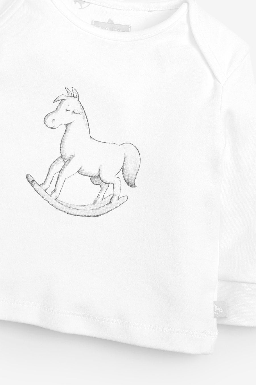 The Little Tailor Top and Pant, Luxury Gift Bag and Card Included - White
