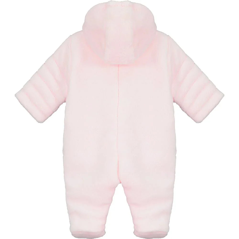 Emile et Rose Alison Pale Pink Fleece Baby Pramsuit