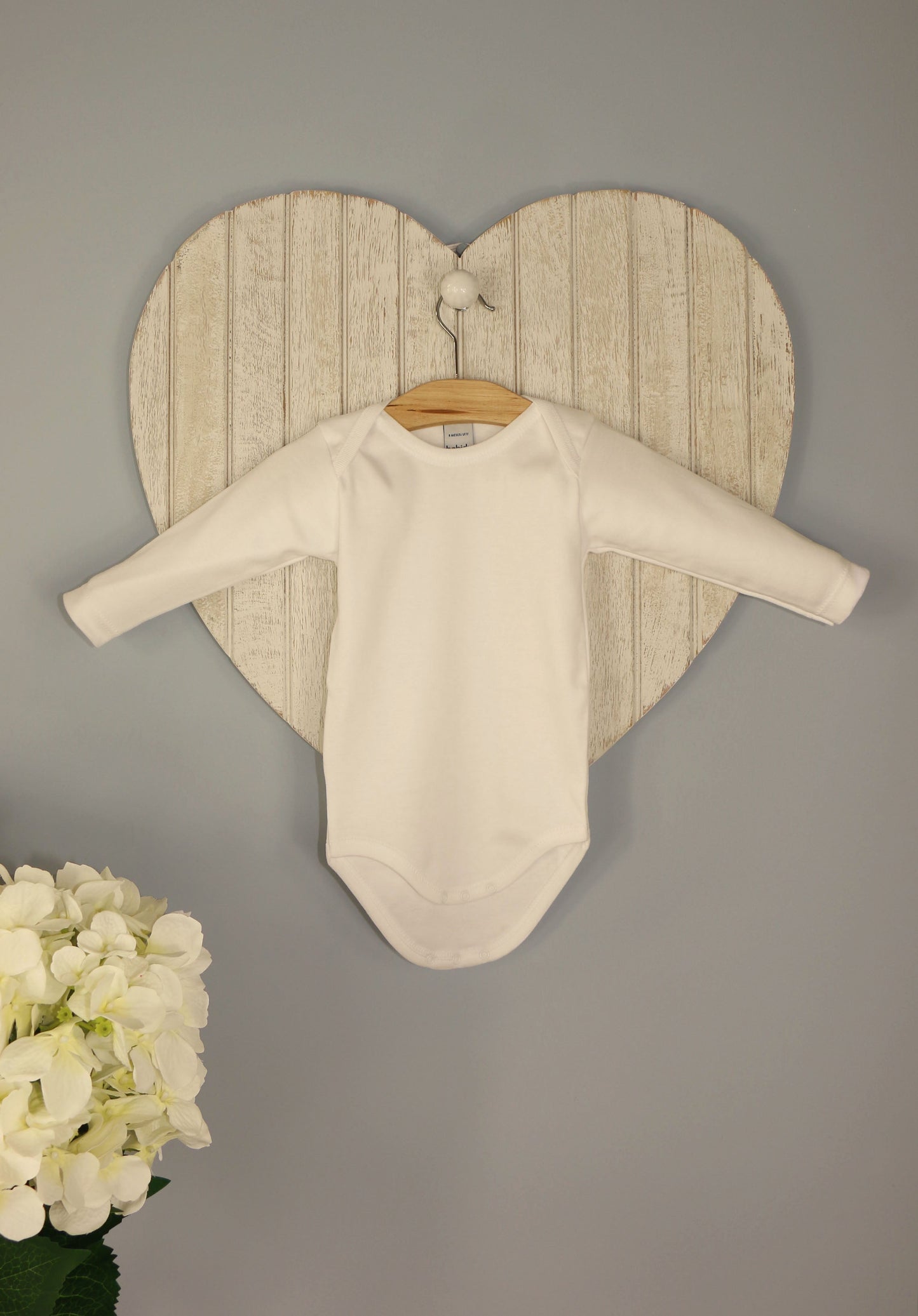Babidu White cotton bodysuit
