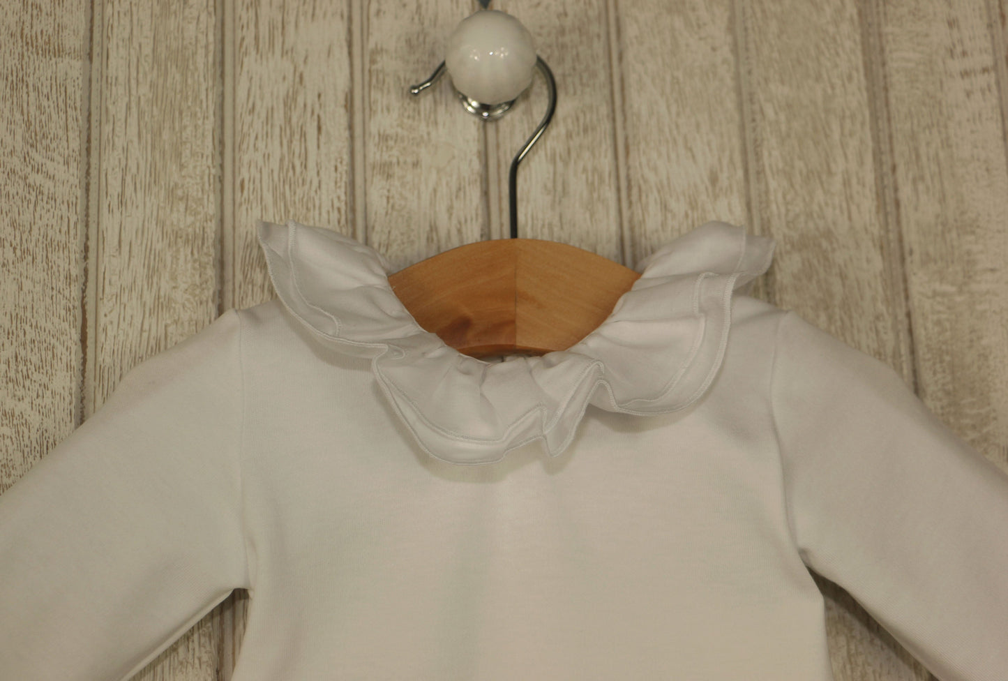 Baby Gi Double Ruffle Collared Body