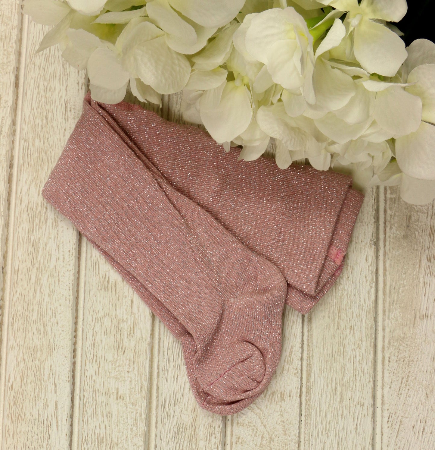 Meia Pata Dry Pink Sparkle Tights