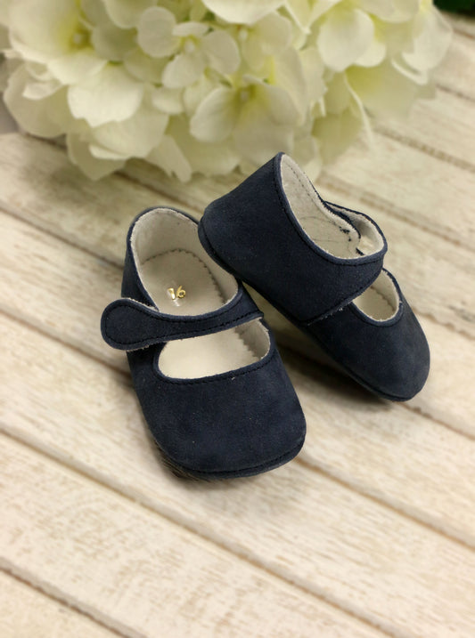 Mac ilusion Girl’s Marino Blue Suede Pre-Walker Shoes