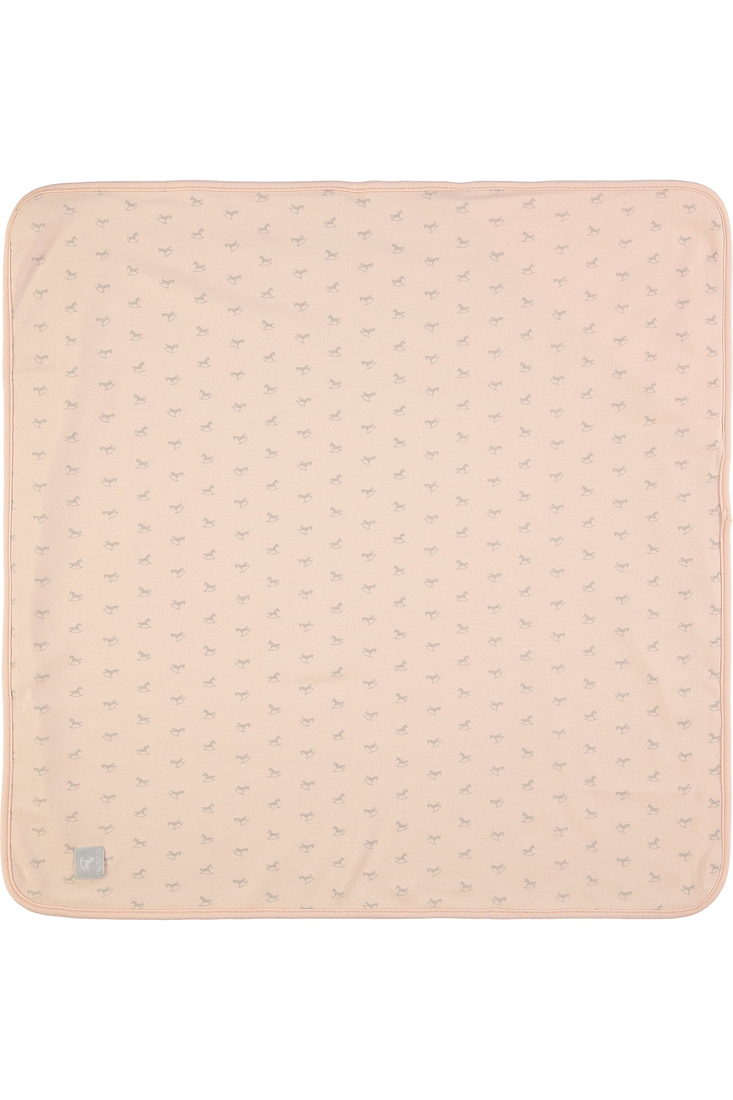 The Little Tailor Reversible Soft Jersey Blanket - Pink