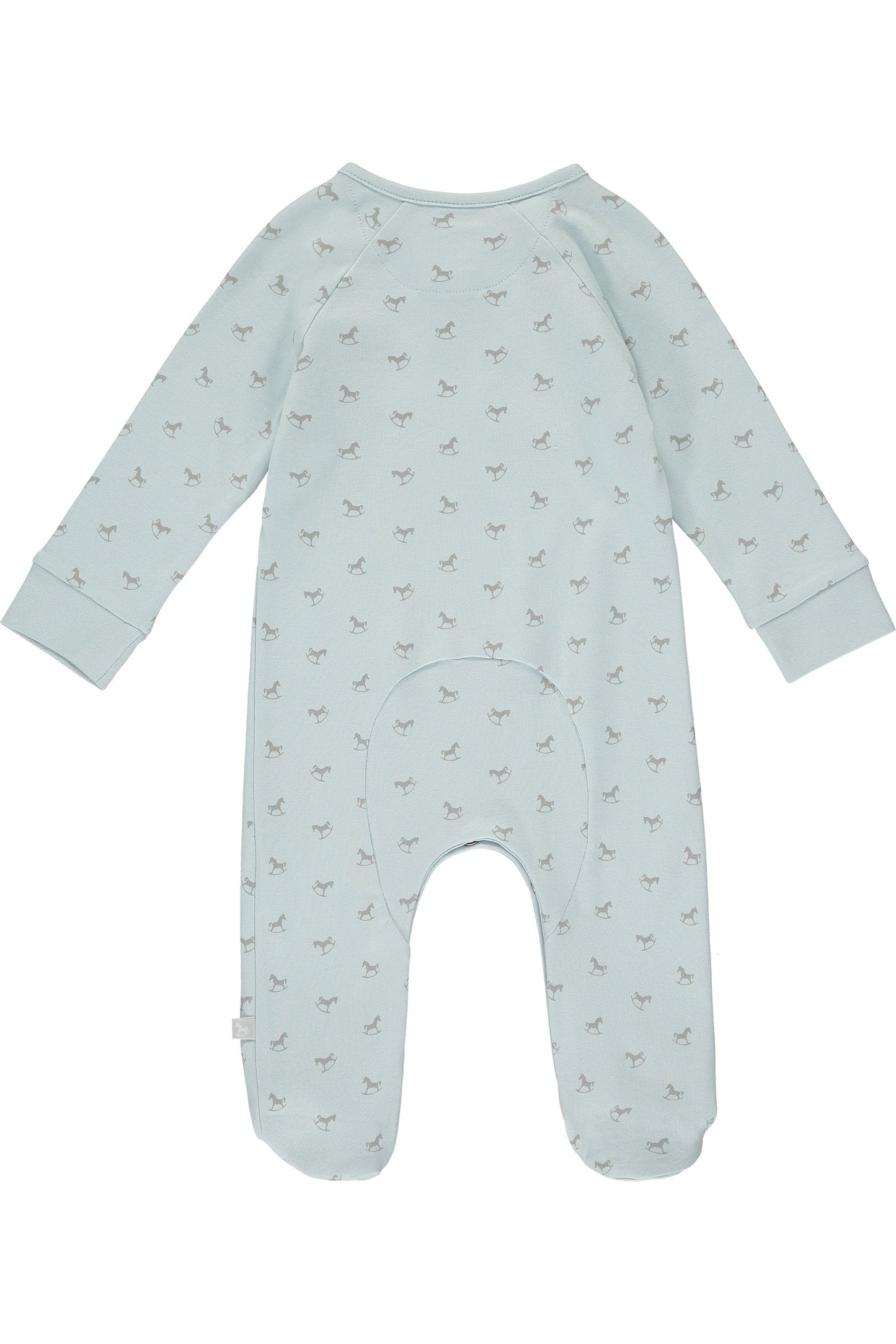 The Little Tailor Blue Super Soft Jersey Sleepsuit