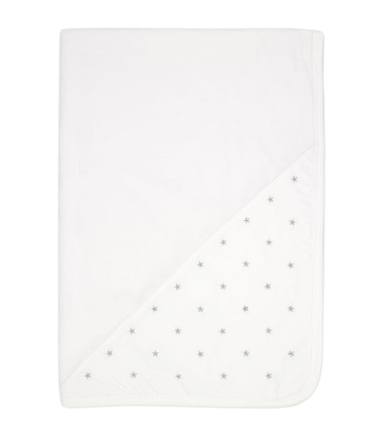 Rapife White Velour & Silver Star Shawl