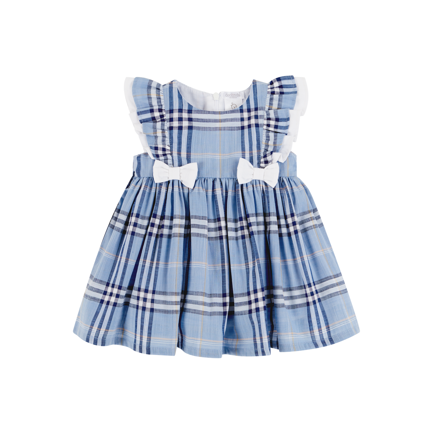 SS23 Deolinda Royal Blue & Navy Check Dress