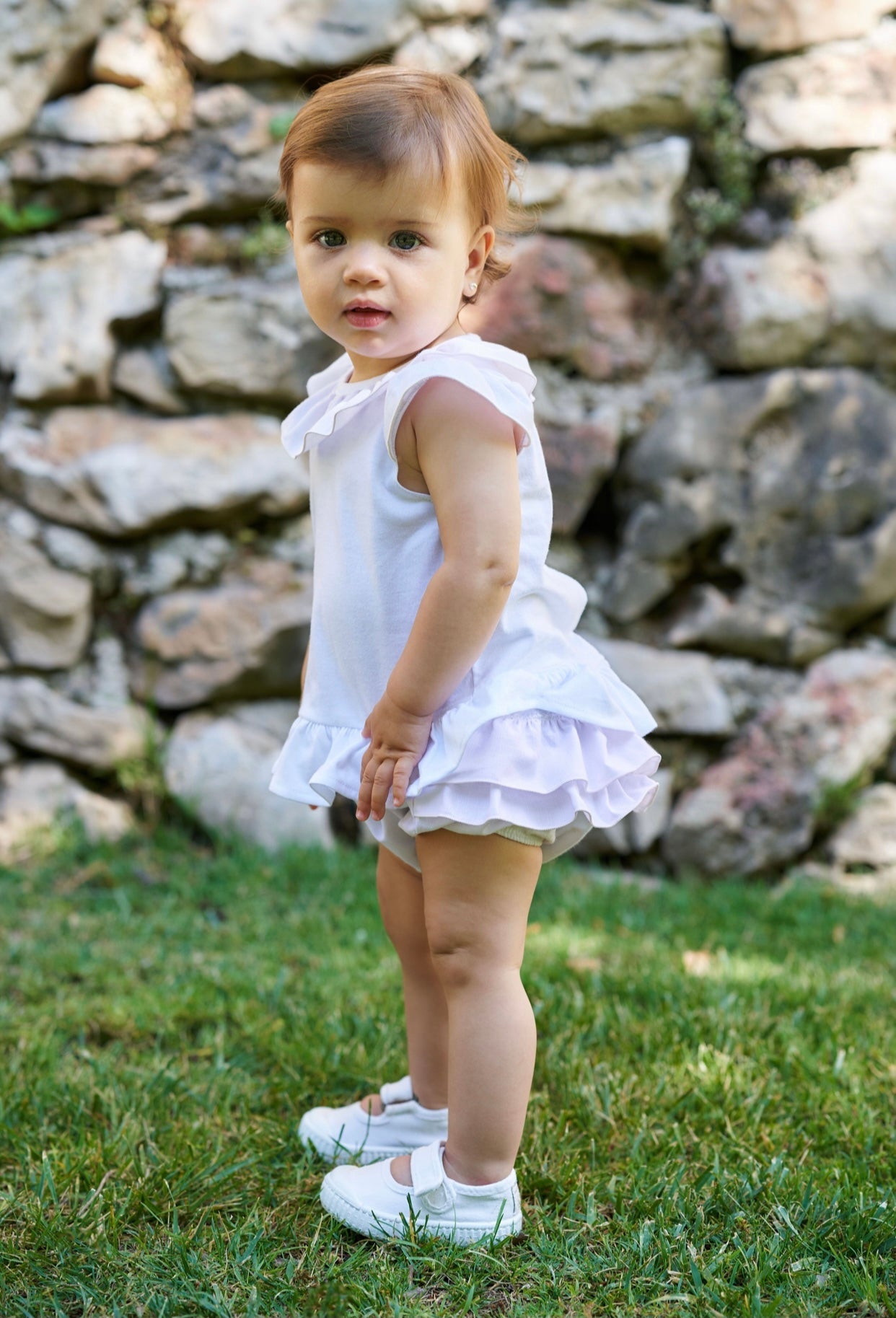 SS23 Rapife Pink & White Frilled Jam Pants Set