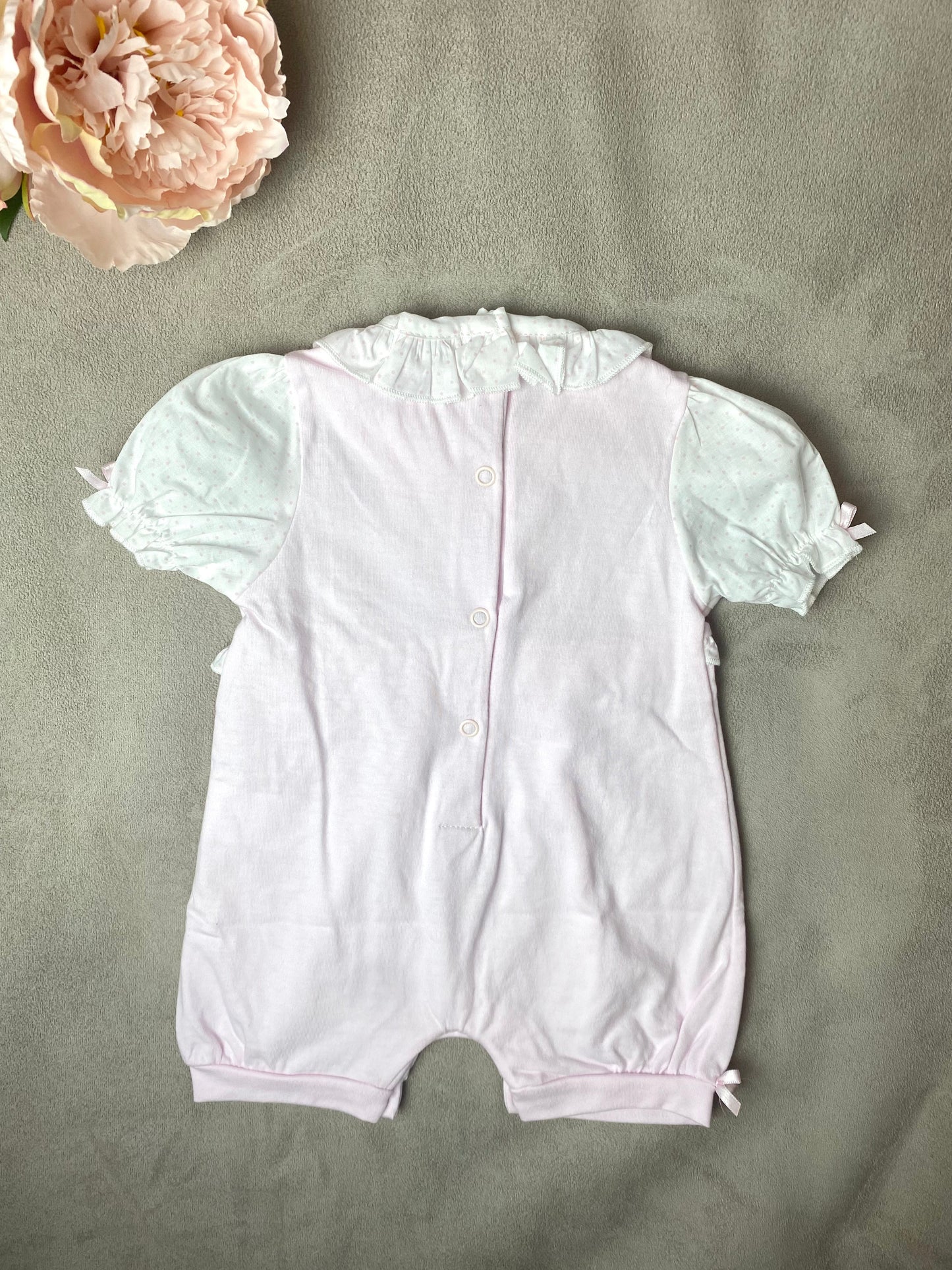 Pastels & Co Pink Butterfly Romper