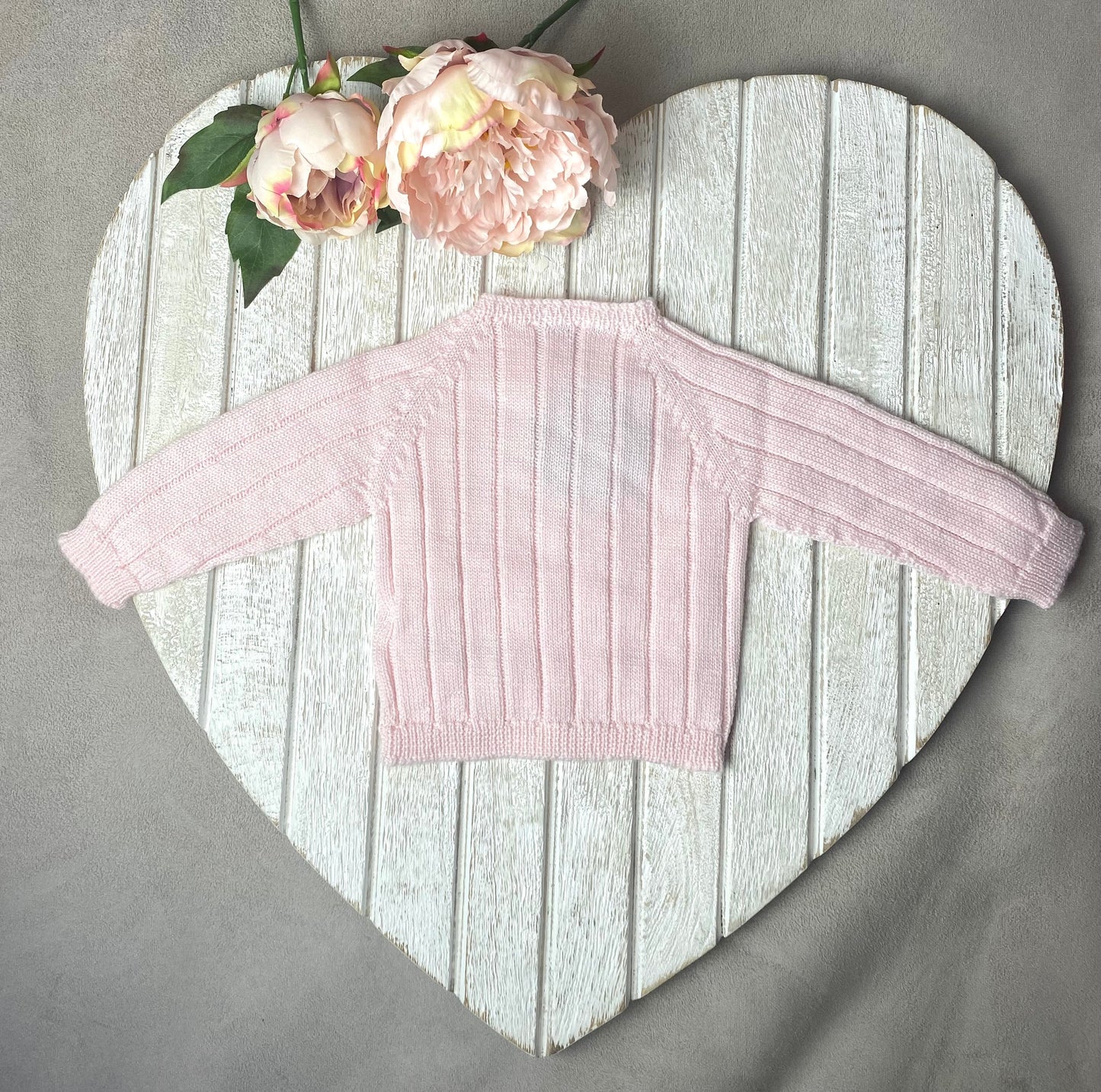 Wedoble Baby Pink Wool Cardigan