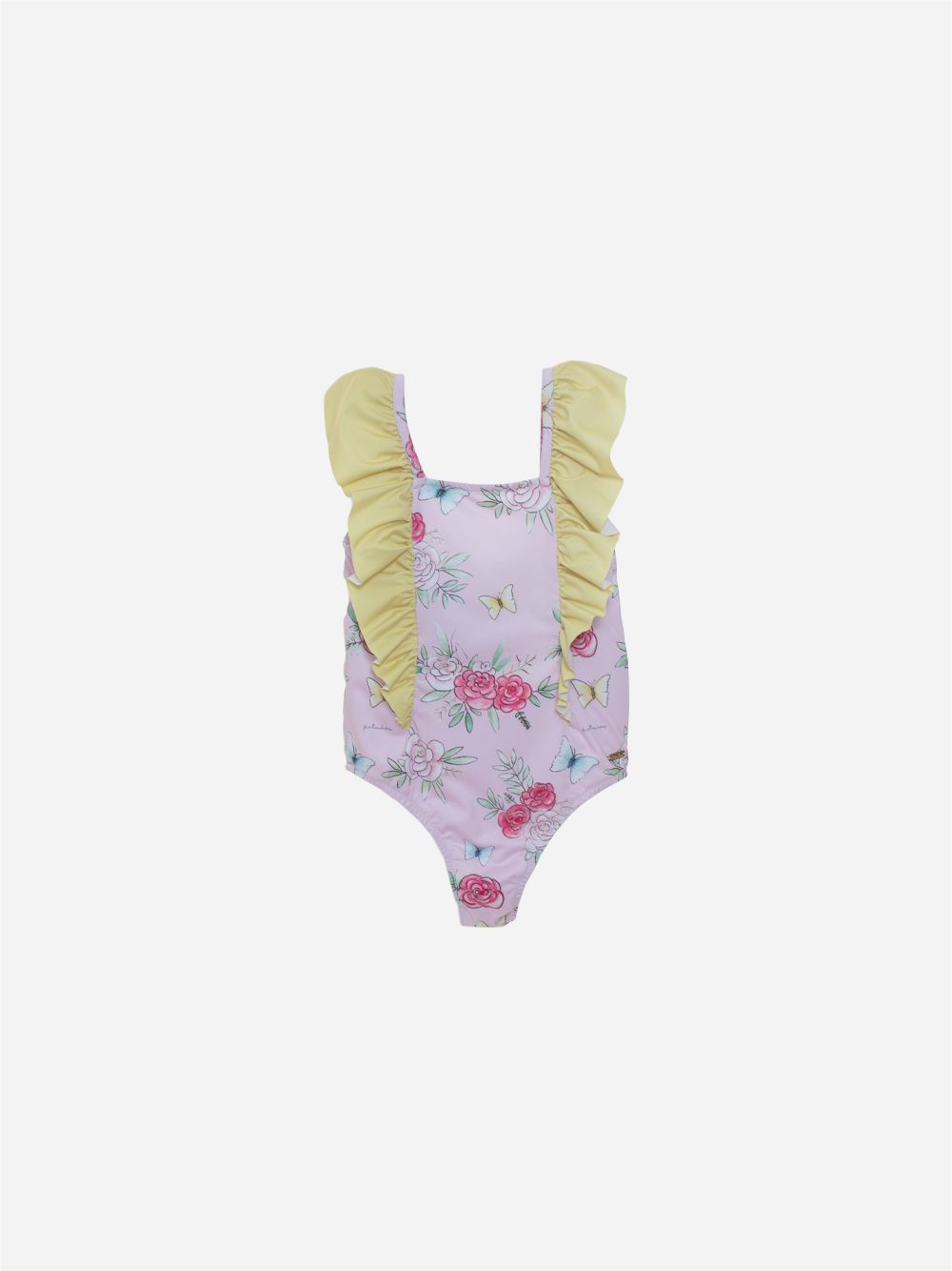 SS23 Patachou Girl’s Pink Floral Print Swimsuit