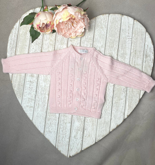 Wedoble Baby Pink Wool Cardigan