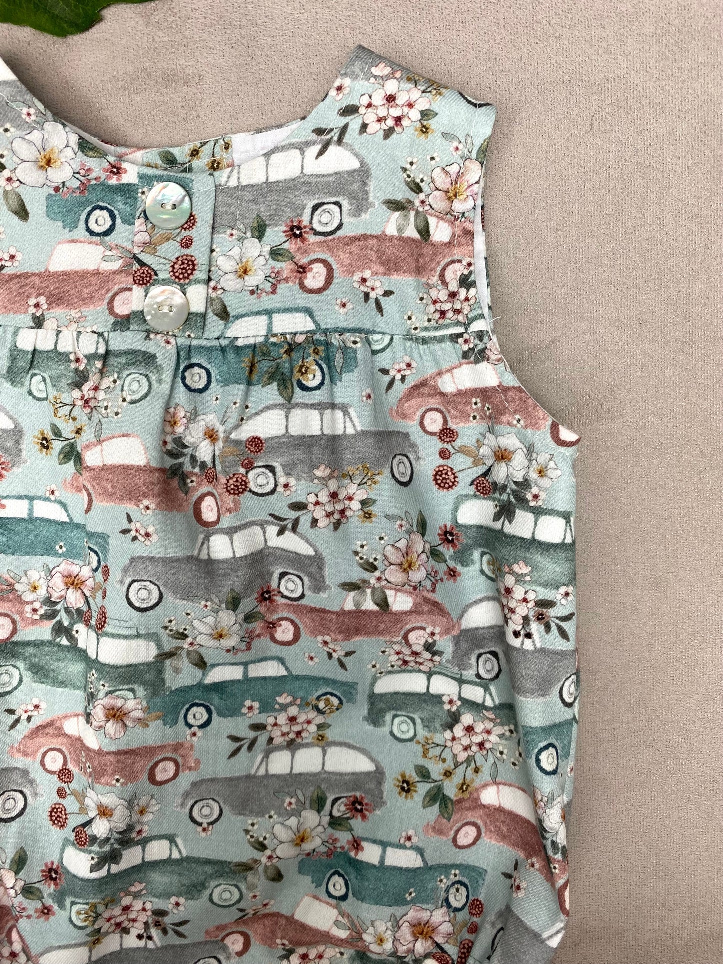 AW21 dBb Ideas Green Car Romper