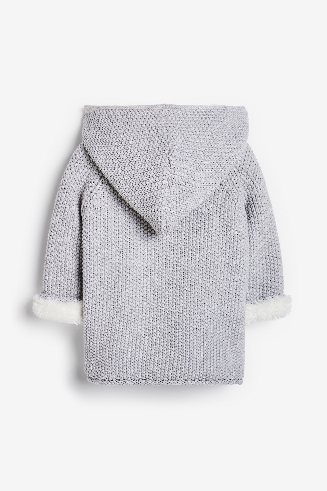 Grey Pram Coat Plush Lined