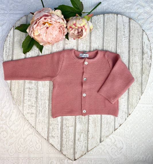 Mebi Coral Cotton Cardigan