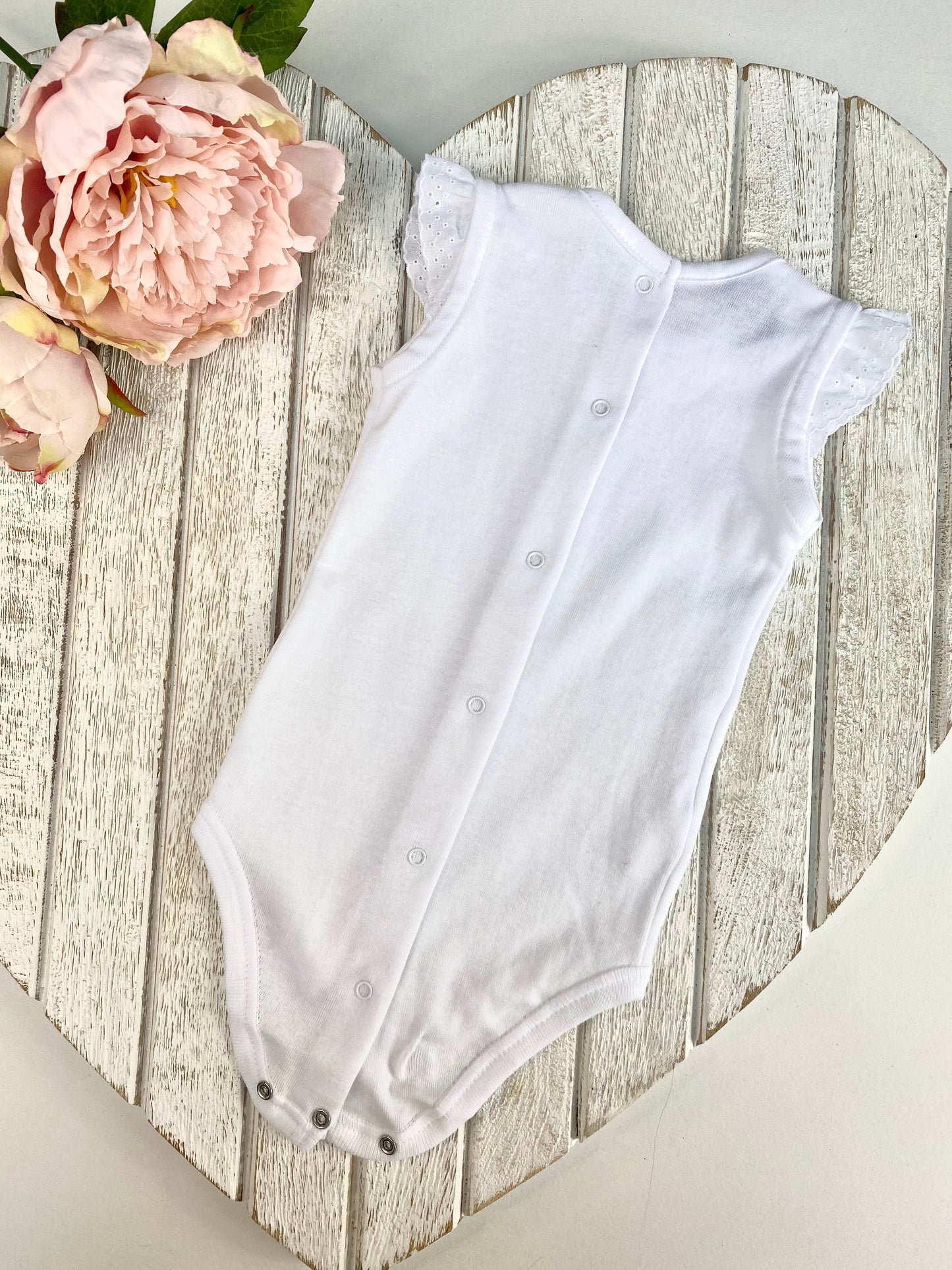 Babidu Baby Girl's Frill Sleeved Body