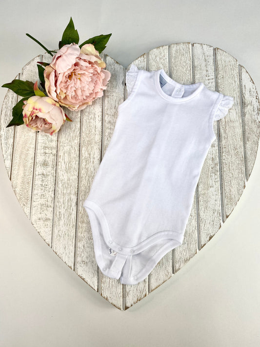 Babidu Baby Girl's Frill Sleeved Body