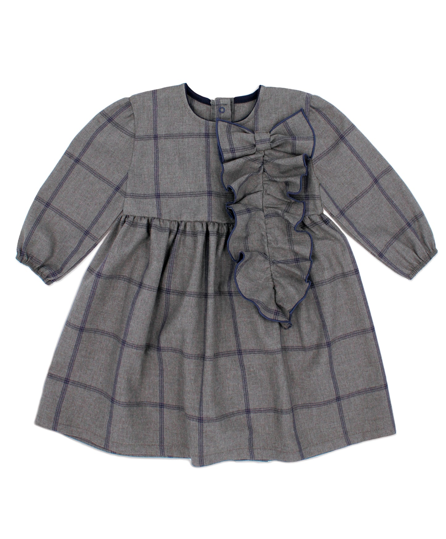AW23 Rapife Grey & Navy Checked Dress